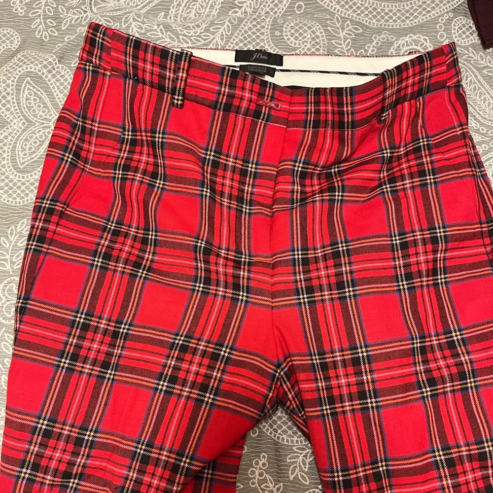 J Crew Plaid Dress Pants